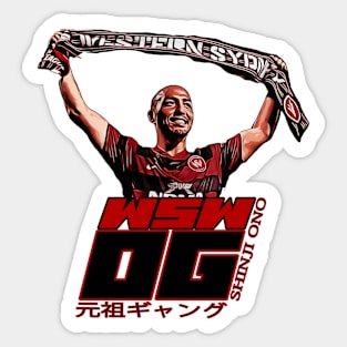 Western Sydney Wanderers - Shinji Ono - OG (Scarf) Sticker